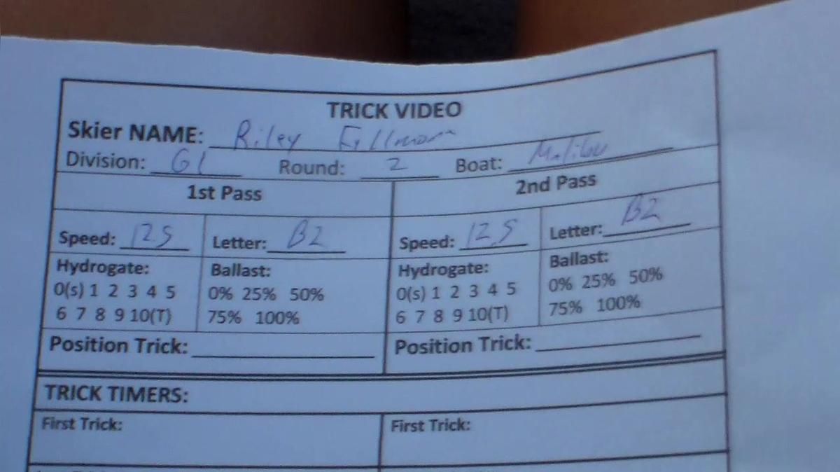 Riley Fillmore G1 Round 2 Pass 2