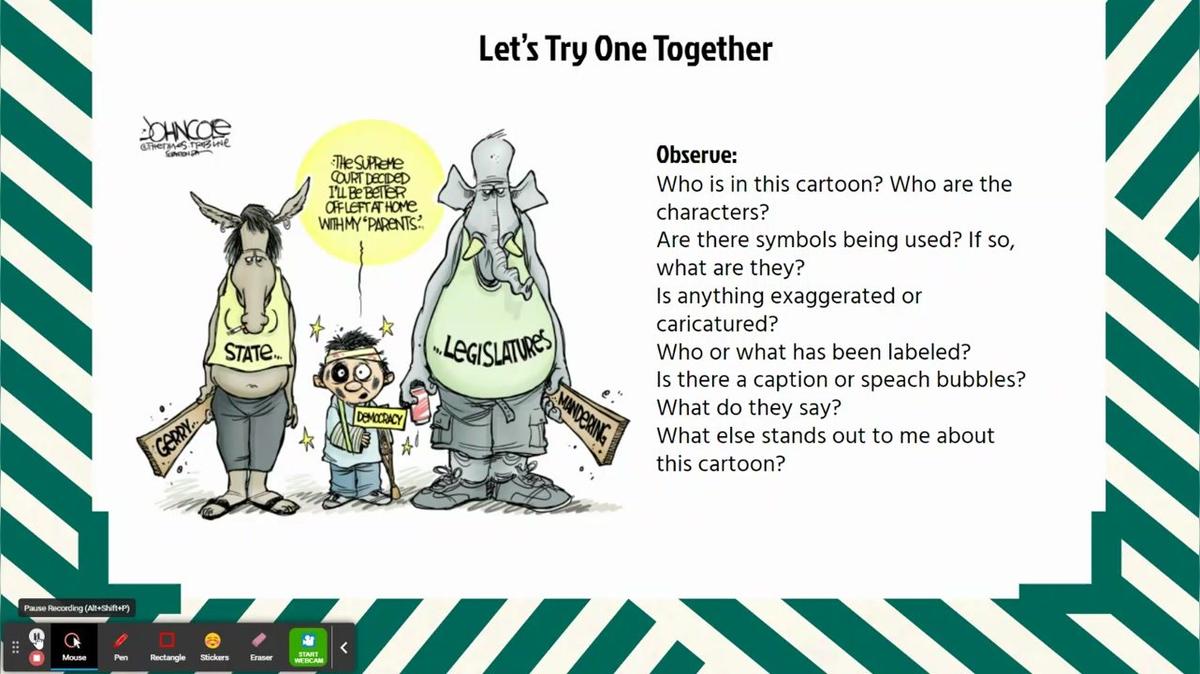 Analyzing Political Cartoons