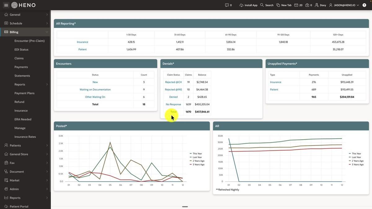 Billing Software + Clearinghouse