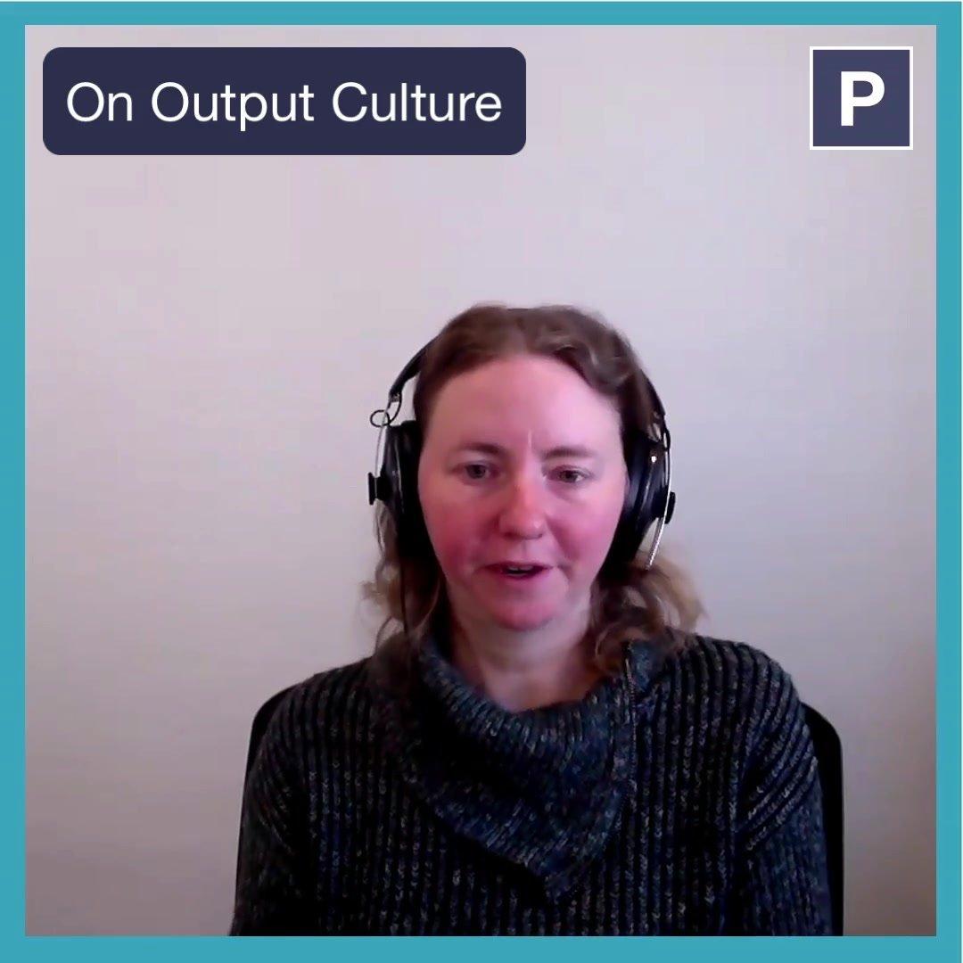 On output culture.