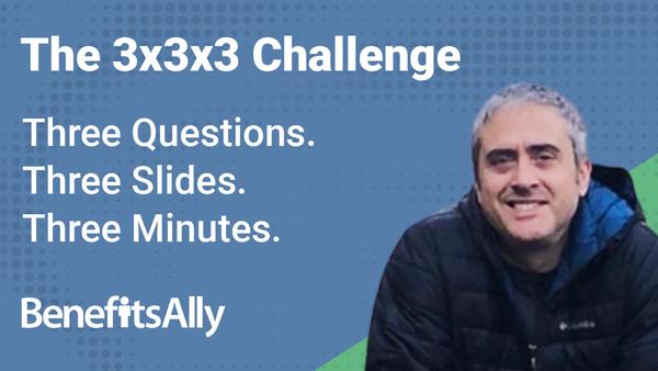 WellNet Healthcare - 3x3x3 Challenge with John Augustine