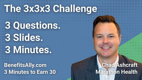 Marathon Health - 3x3x3 Challenge with Chad Ashcraft