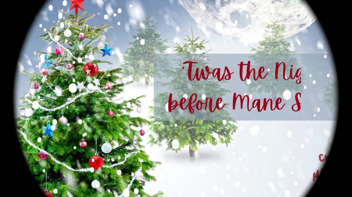 &#39;Twas the Night Before Mane Street