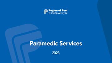 Peel Paramedics 2023