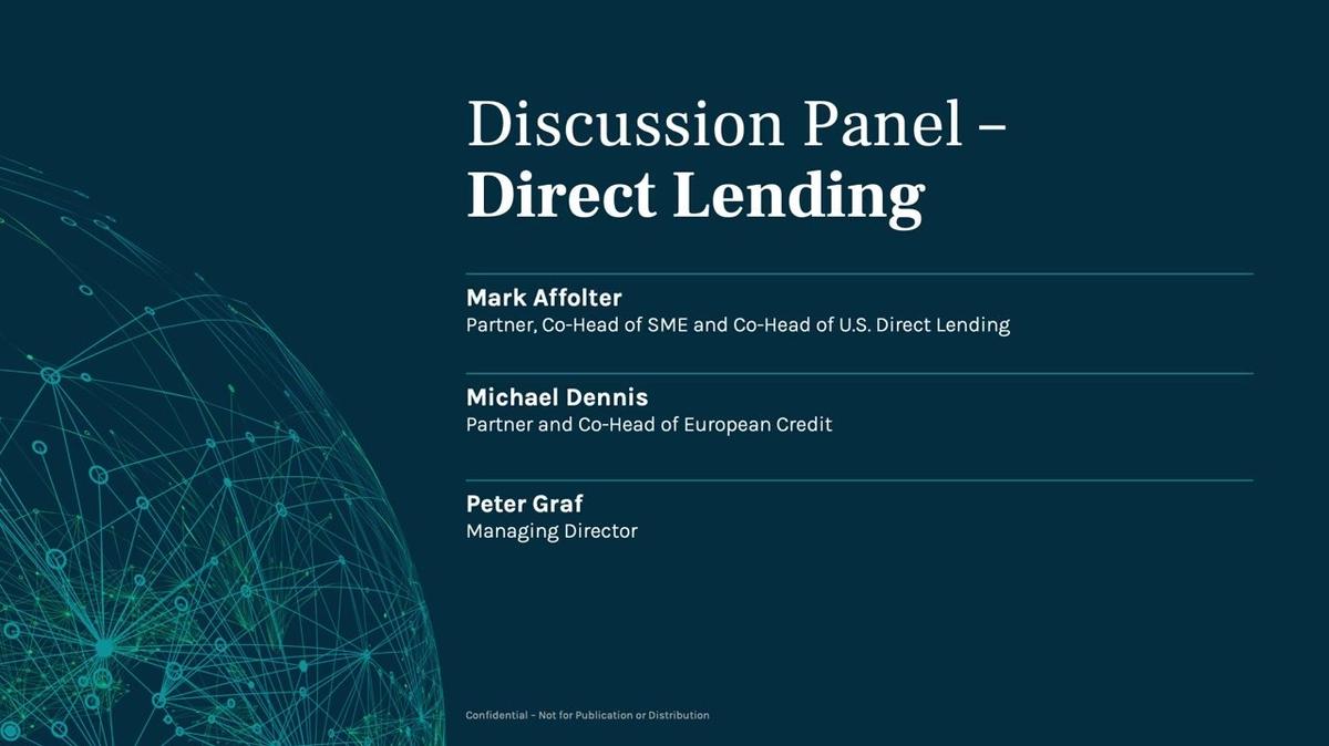 Ares SSG | Direct Lending Panel