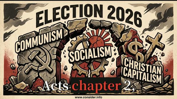 2026 Election: Communism, Socialism, Christian Capitalism