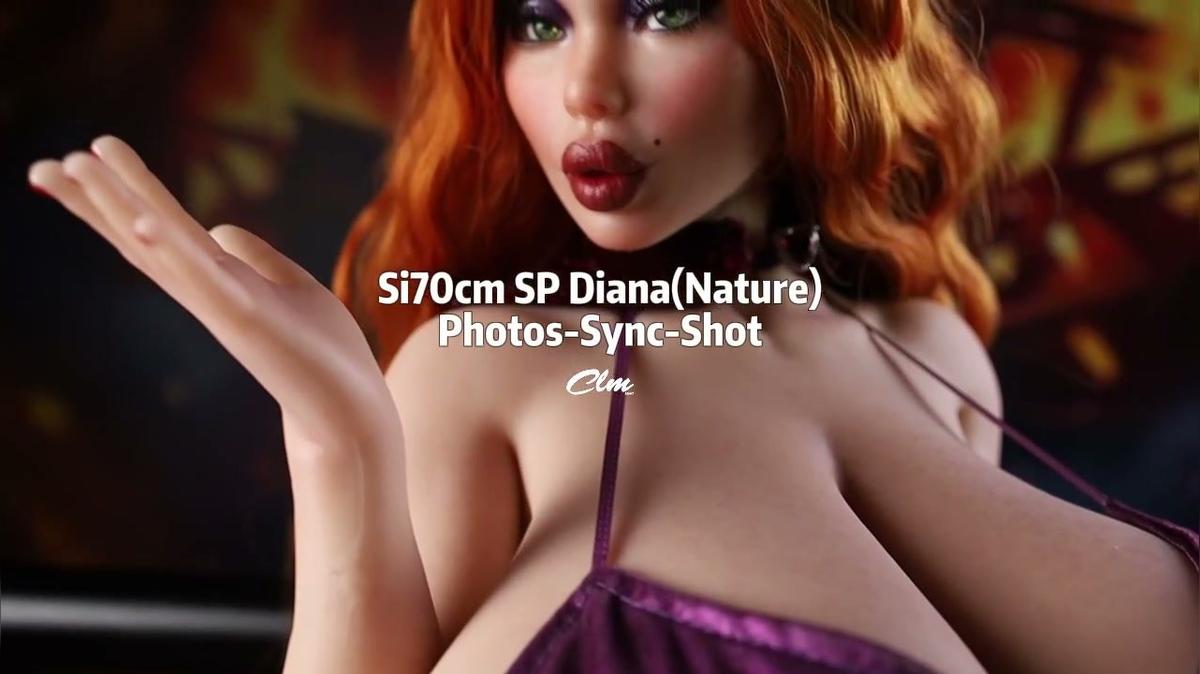 BBW Mini Silicone Sex Doll Vampire Queen Diana CLM SP Version