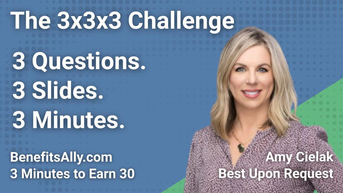 Best Upon Request - 3x3x3 Challenge with Amy Cielak