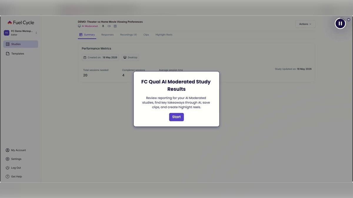 FC Qual AI Moderated Study Results
