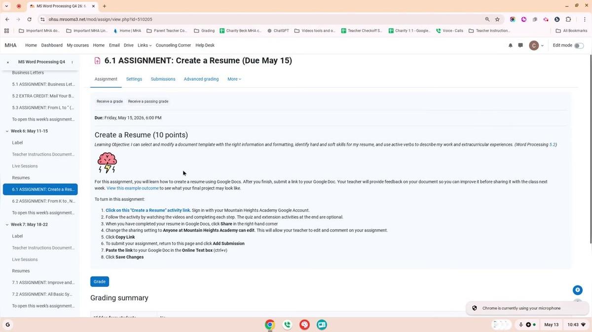 Resume Help Video