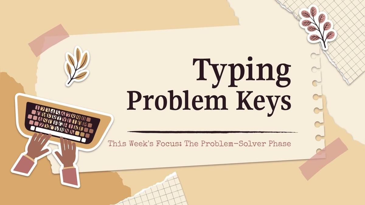 Typing Problem Keys