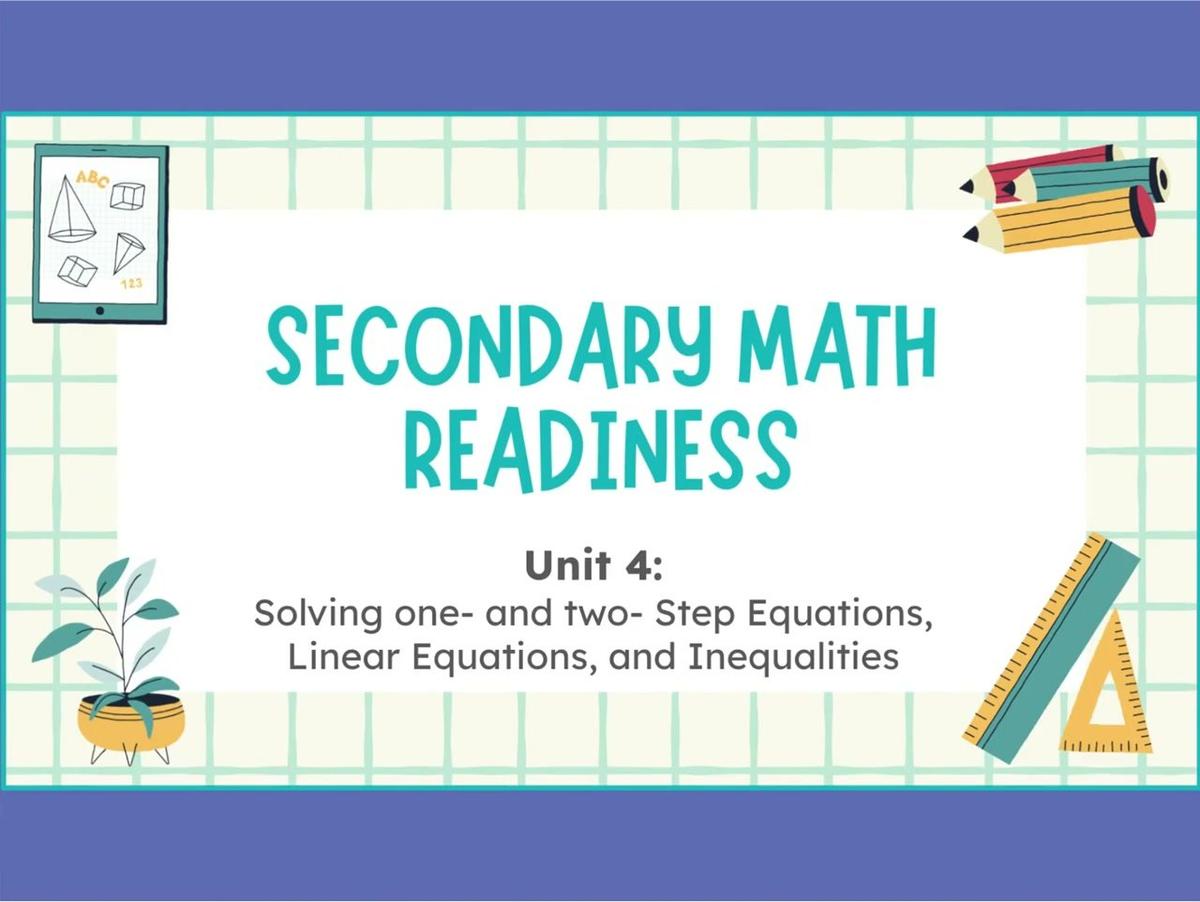 4.9 Finding the Slope of a Line - SMR-1