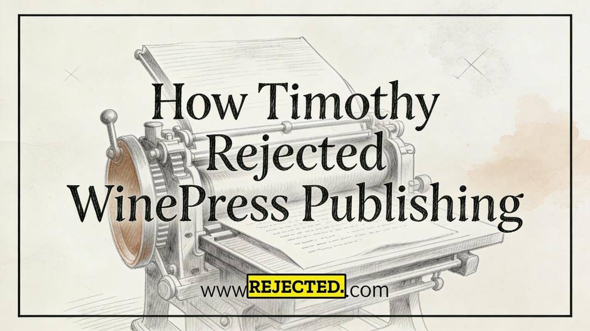 How Timothy Rejected WinePress Publishing