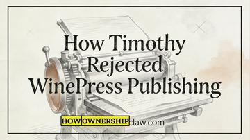 How Timothy Rejected WinePress Publishing