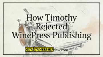 How Timothy Rejected WinePress Publishing