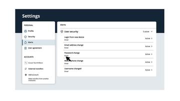 User Alerts