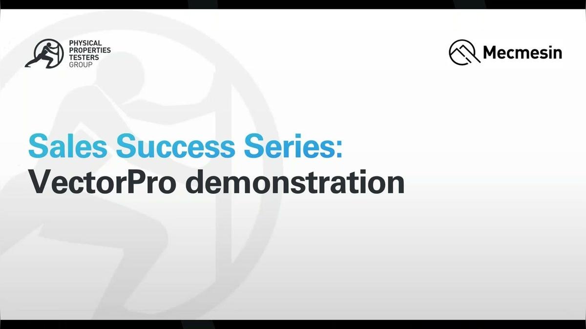 Ondemand - Selling Mecmesin VectorPro - Distributors - EMEA Americas - 202603