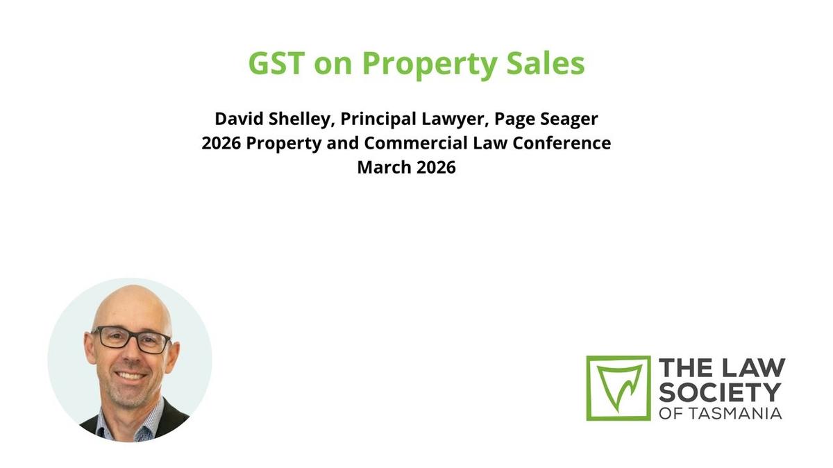 GST on Property Sales