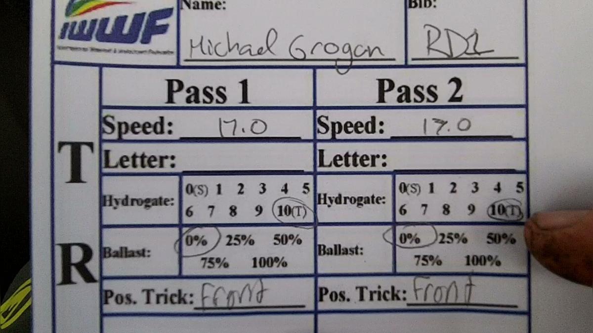 Michael Grogan M1 Round 1 Pass 1