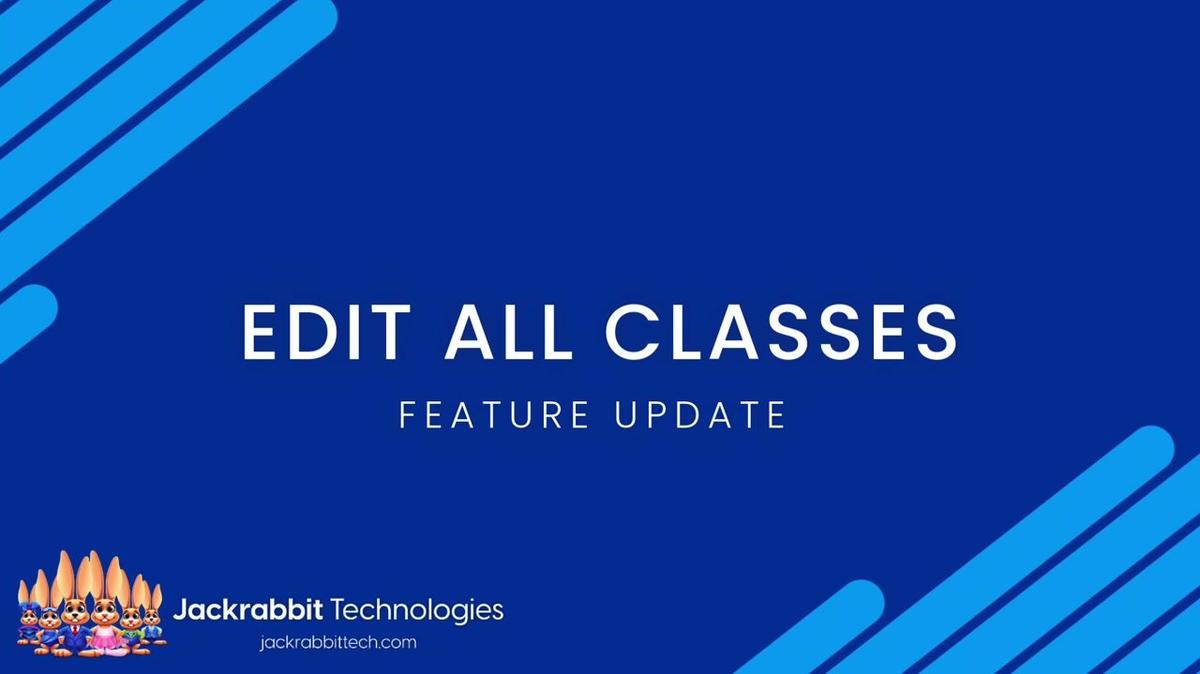 Edit All Classes: Feature Update