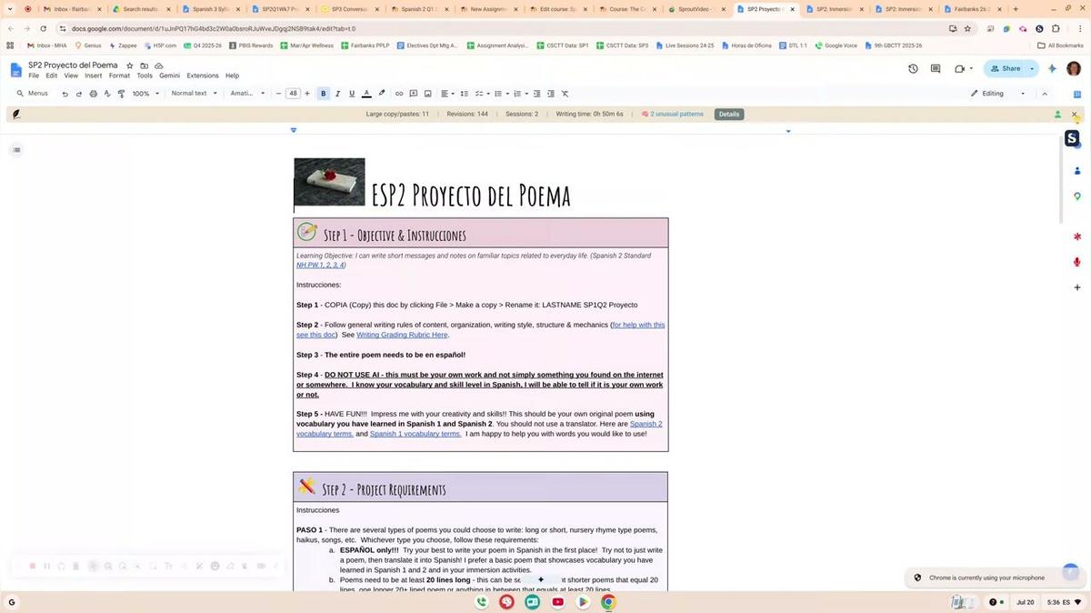 ESP2 Proyecto del Poema