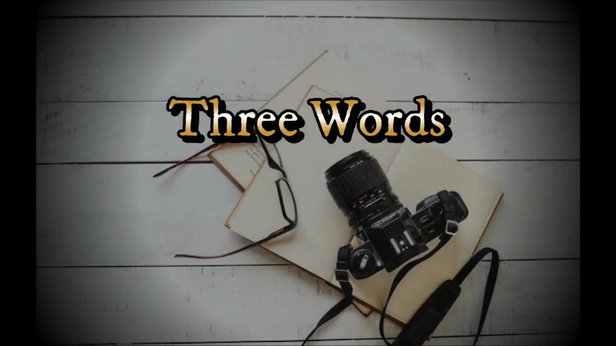 Three Words