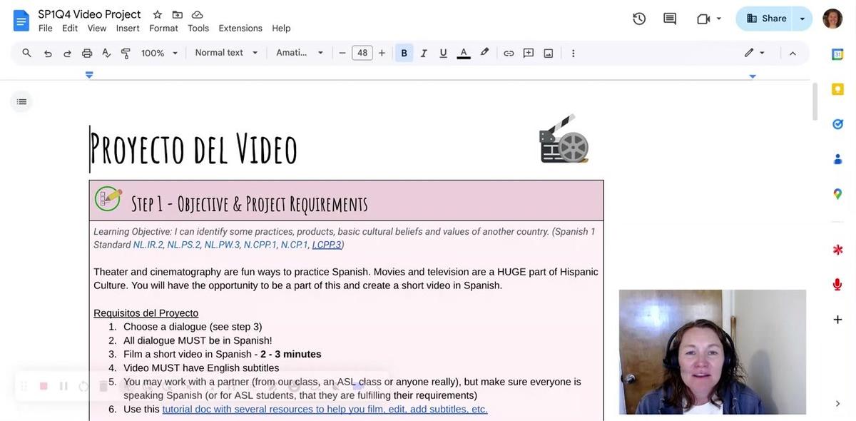 SP1 Video Project