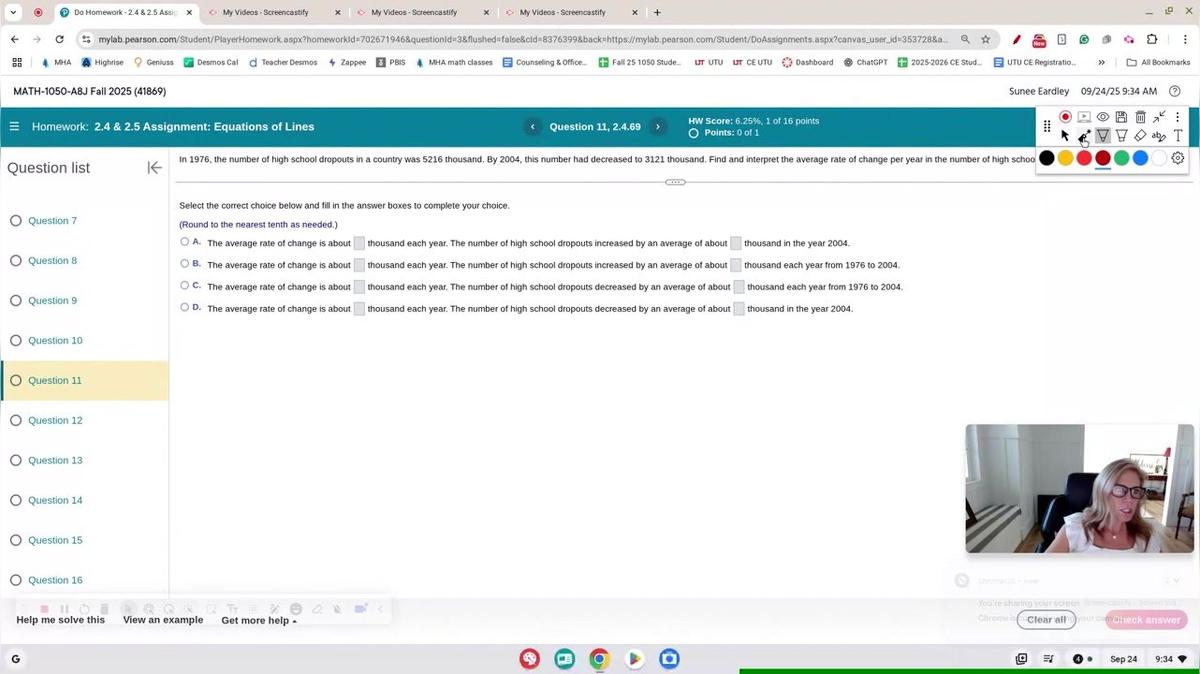 Math 1050 2.4 &amp;2.5 #11