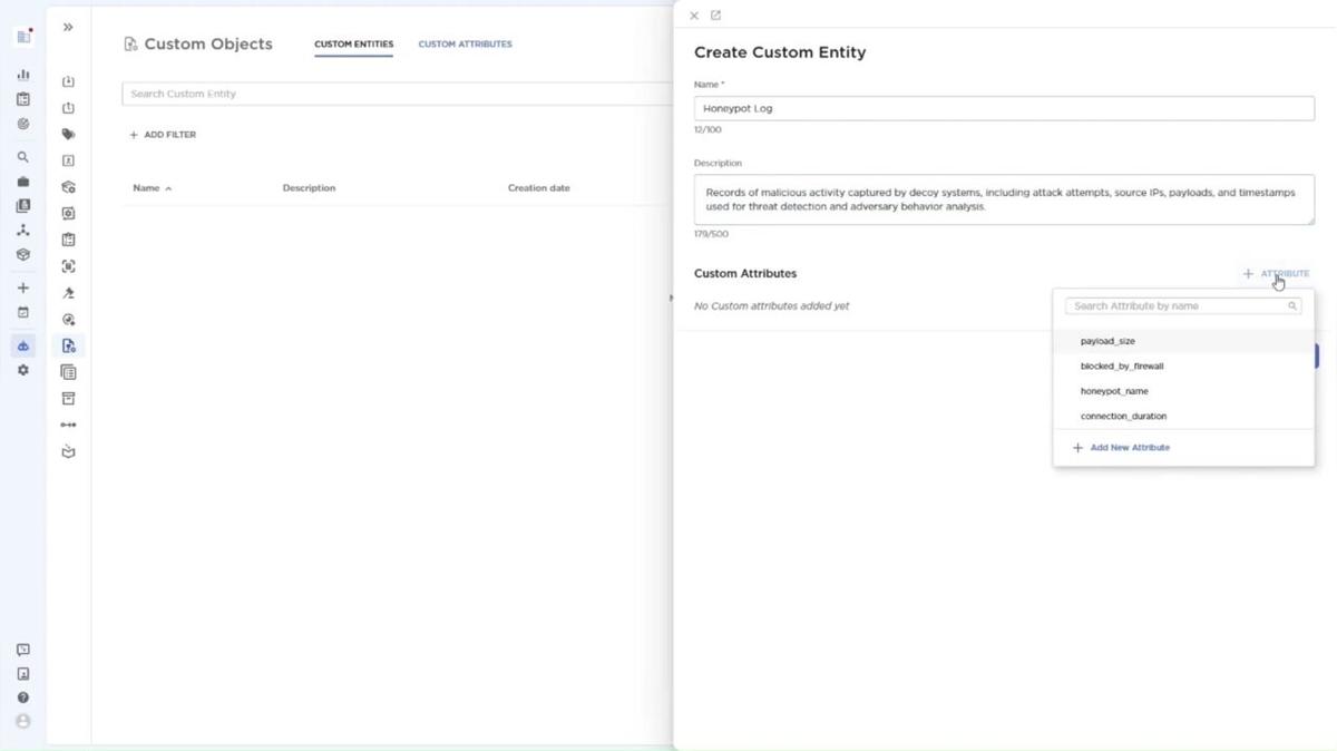 EclecticIQ Custom Objects