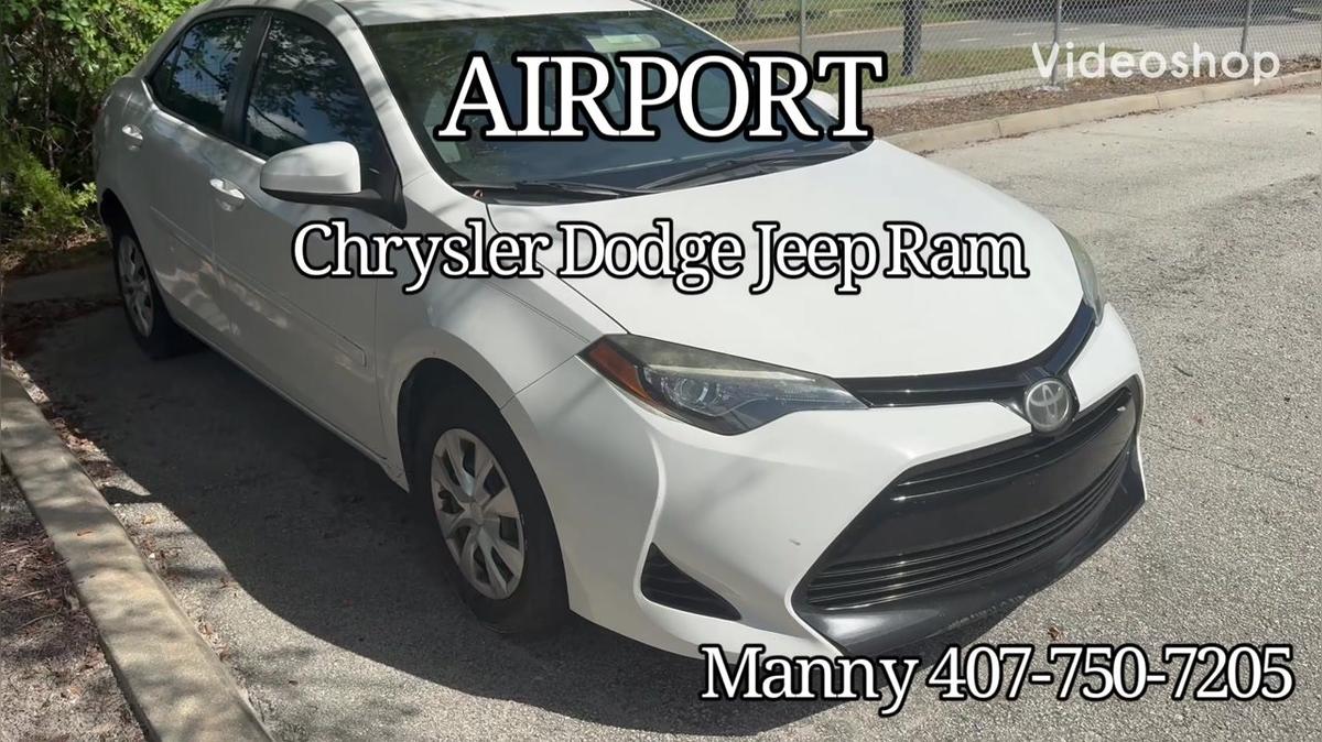 Ansley‘s Toyota Corolla by Manny/AirportCDJR 407-750-7205
