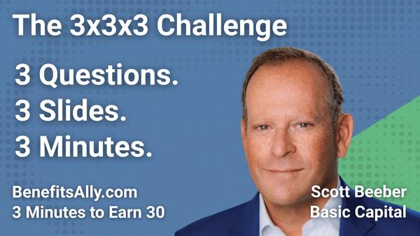 Basic Capital - 3x3x3 Challenge with Scott Beeber