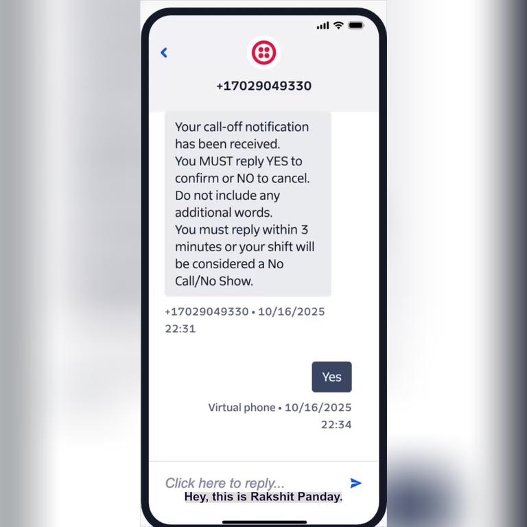 1. CalloOff triggers workflow