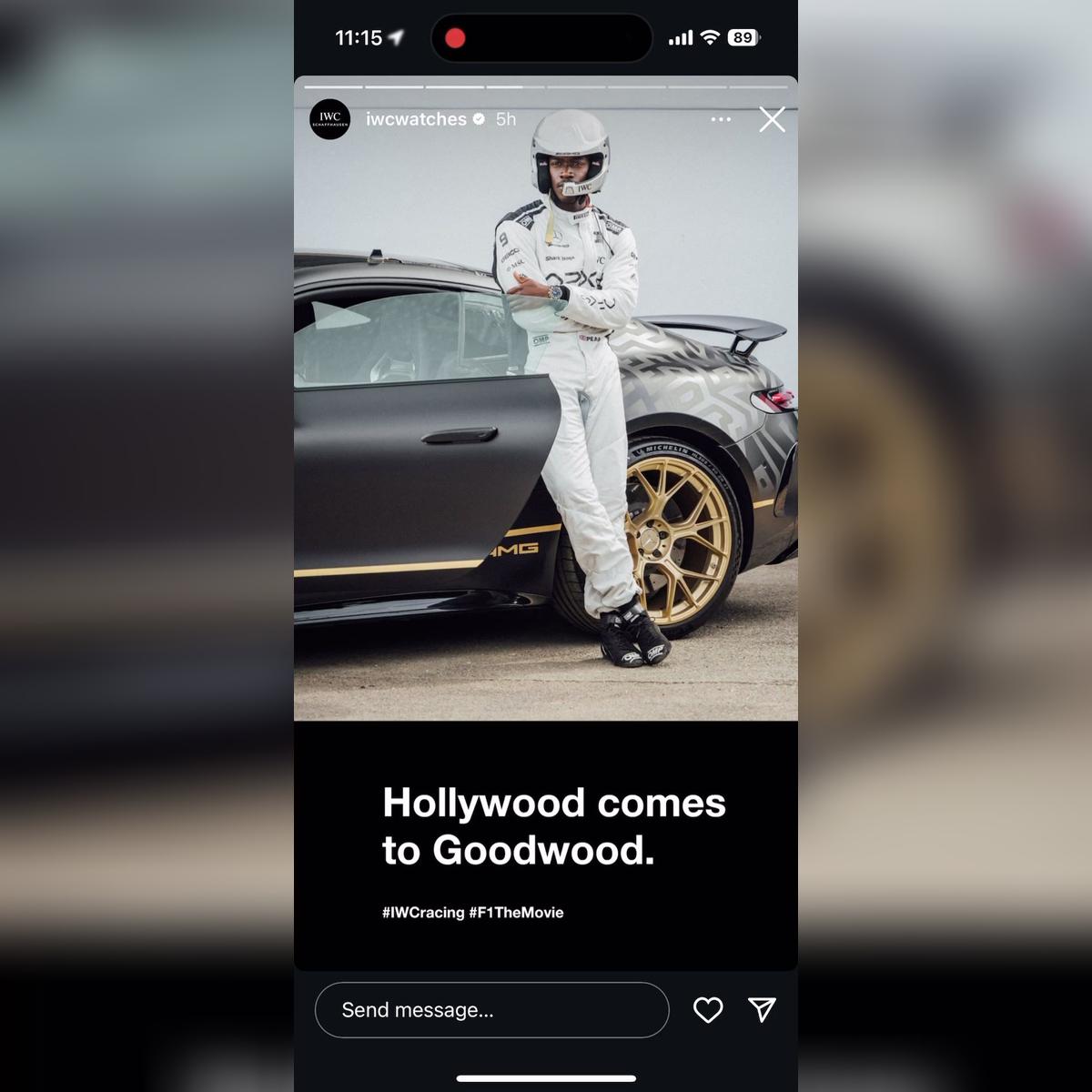 Expensify iwcwatches IG Story