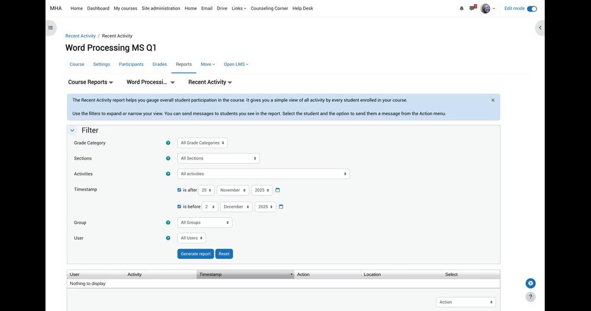 6. Accessing Reports &amp; PLDs