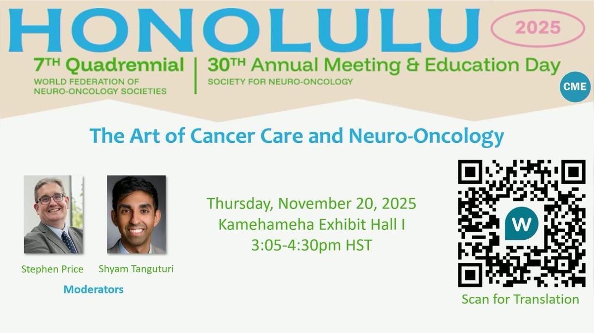 Ed Day - Art of Cancer care and Neuro-Oncology - 15.05-16.30