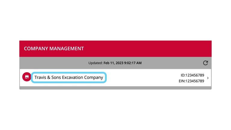 Company Management Overview