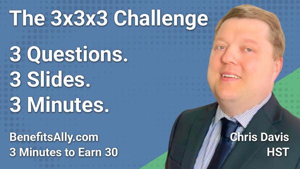 HST - 3x3x3 Challenge with Chris Davis