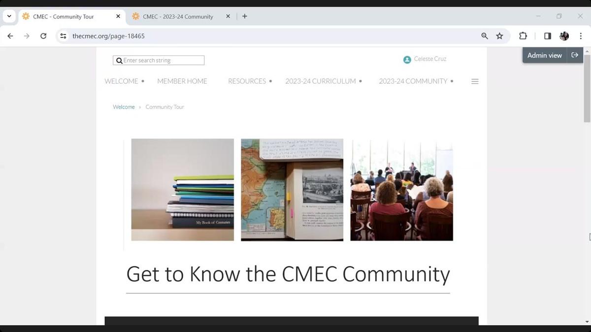 CMEC Information Packet - Community Tour