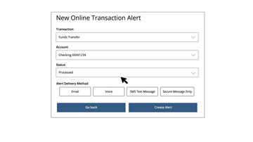 Online Transactions Alerts