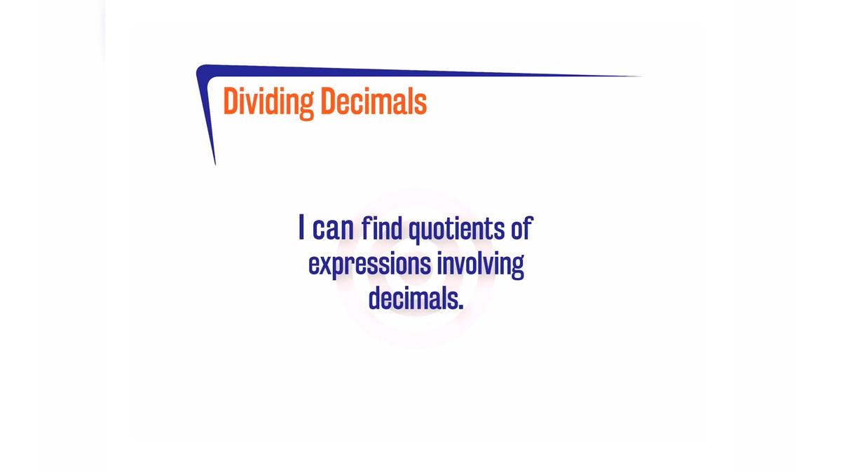 CoreSP 1.2.5 Dividing Decimals