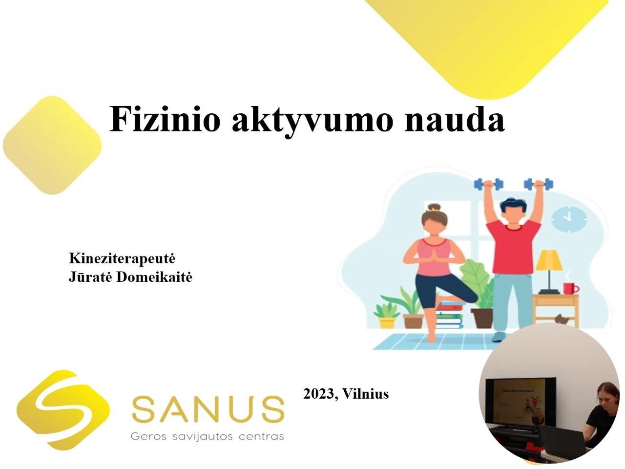 Fizinio aktyvumo nauda