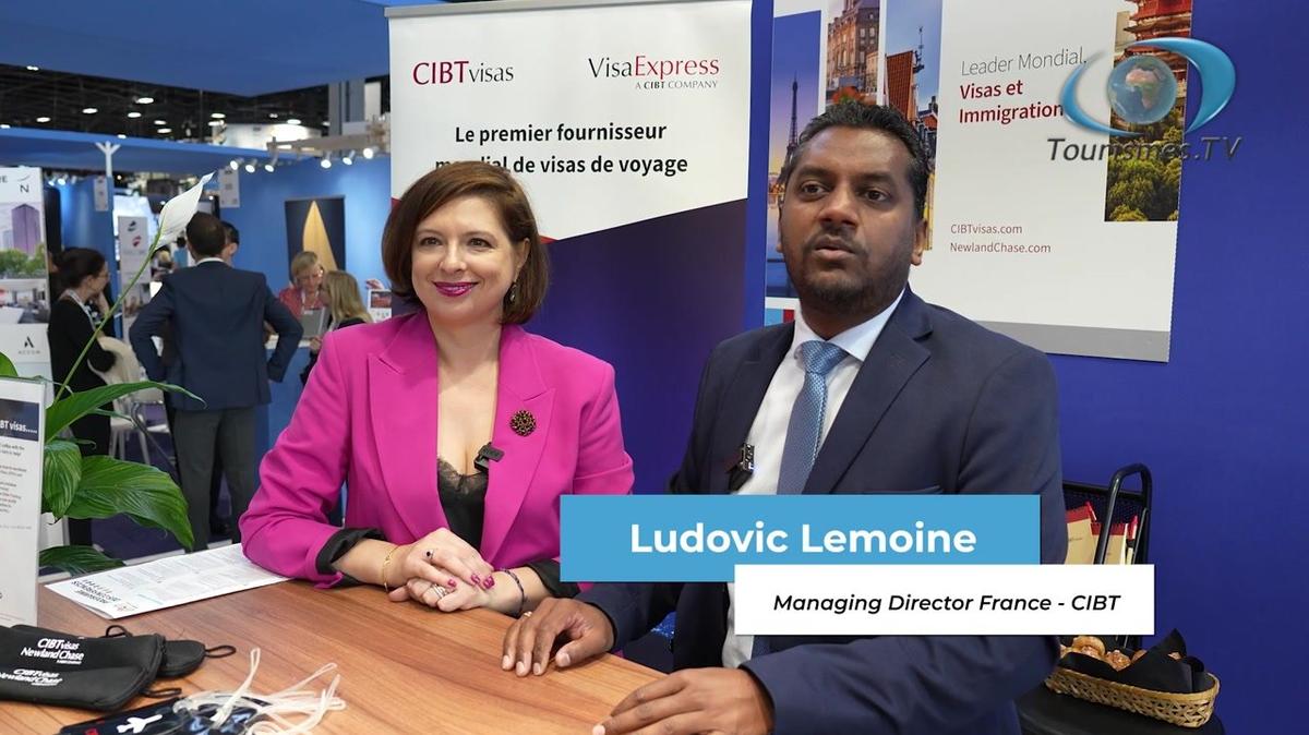 Ludovic Lemoine DG et Rimma Alelok-Berlaimont  Head of account Management CIBT