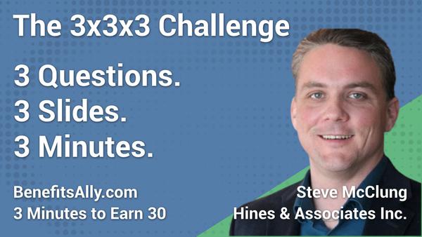 Hines &amp; Associates Inc. - 3x3x3 Challenge with Steve McClung