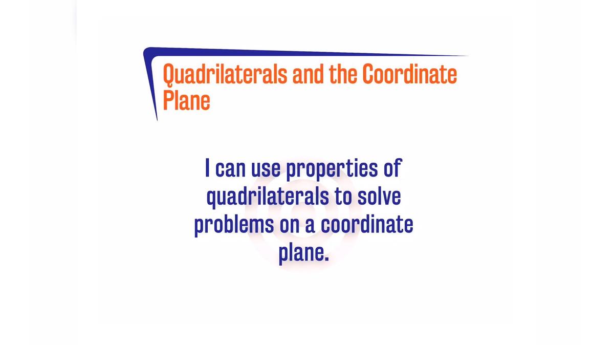 CoreSP 1.7.5 Quadrilaterals on the Coordinate Plane