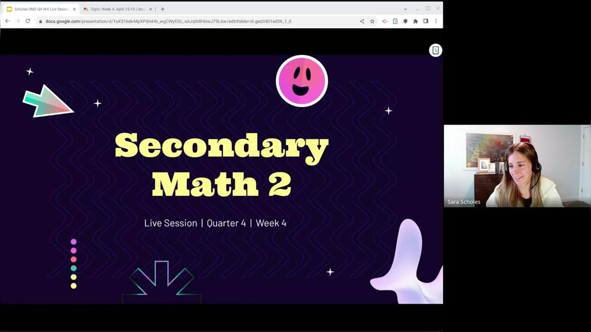 Scholes SM2 (sec 1) Q4 W4 Live Session Recording