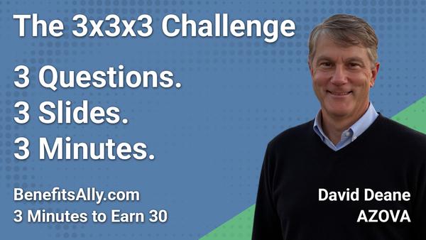 AZOVA - 3x3x3 Challenge with David Deane