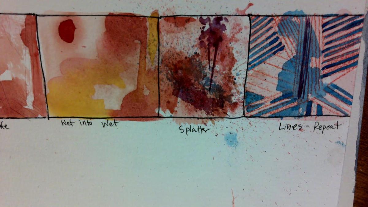 Abstract Expressionist Process