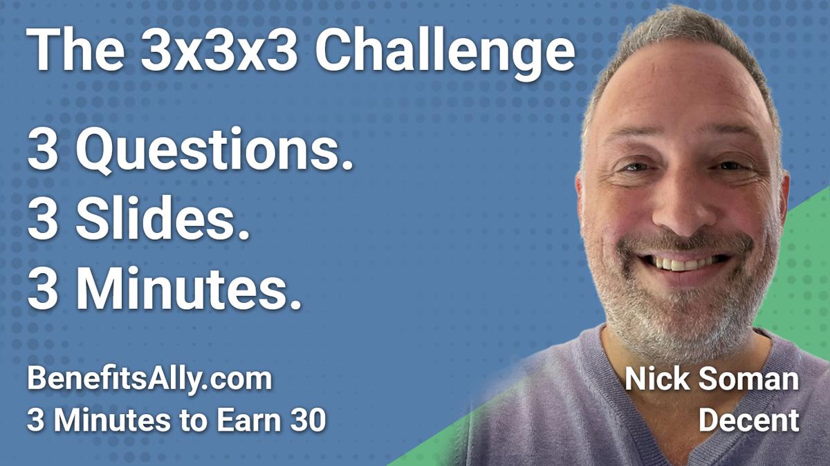 Decent - 3x3x3 Challenge with Nick Soman