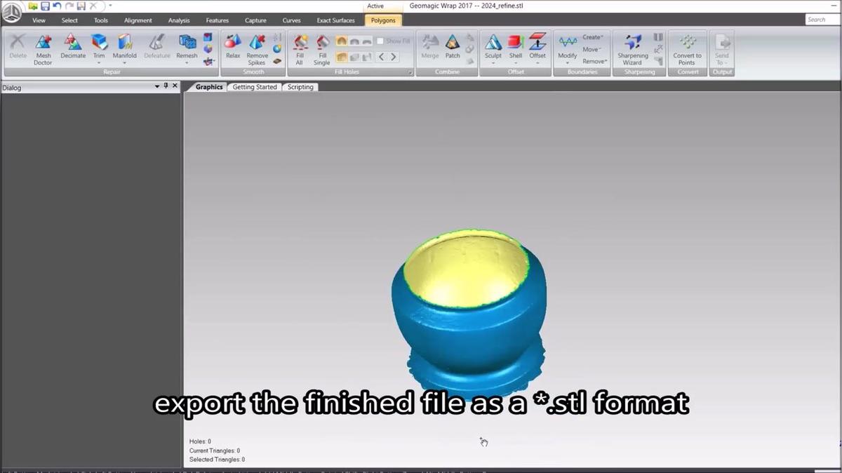 bowl 3D scan
