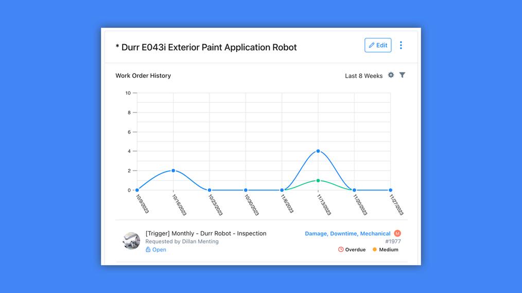 Locating Work Order History